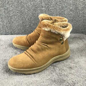 Baretraps Aeron Cold Weather Leather and Faux Fur Ankle Boot Sz 7.5 M